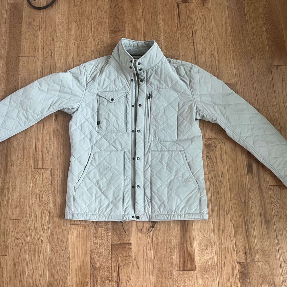 Relwen Men's Quilted Tanker Jacket - Gray NWT